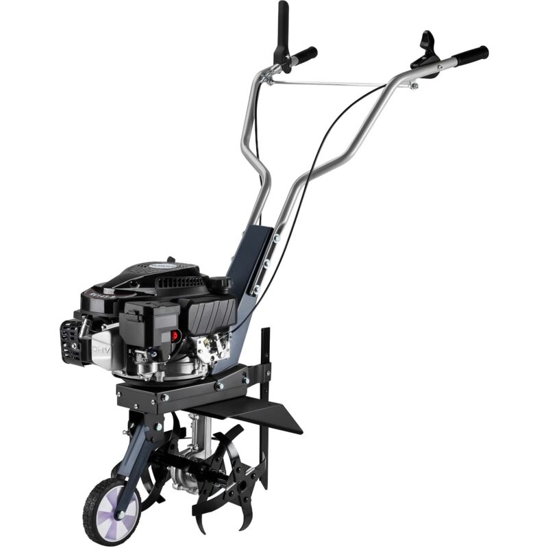 foto del prodotto wiltec motozappa a scoppio, fresa a scoppio, larghezza di lavoro 36 cm, profondit di lavoro 25 cm, motore a benzina a 4 tempi, 2,5 kw, 144cc , 4