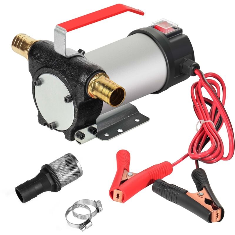 foto del prodotto wiltec pompa autoadescante per diesel gasolio 12 v 150 w 40 l min pompa di trasferimento