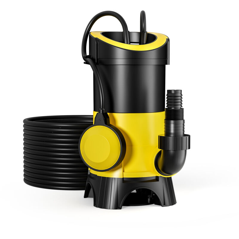 foto del prodotto wiltec pompa sommersa acque nere 7500 l h 400 w prevalenza 5m elettropompa a immersione