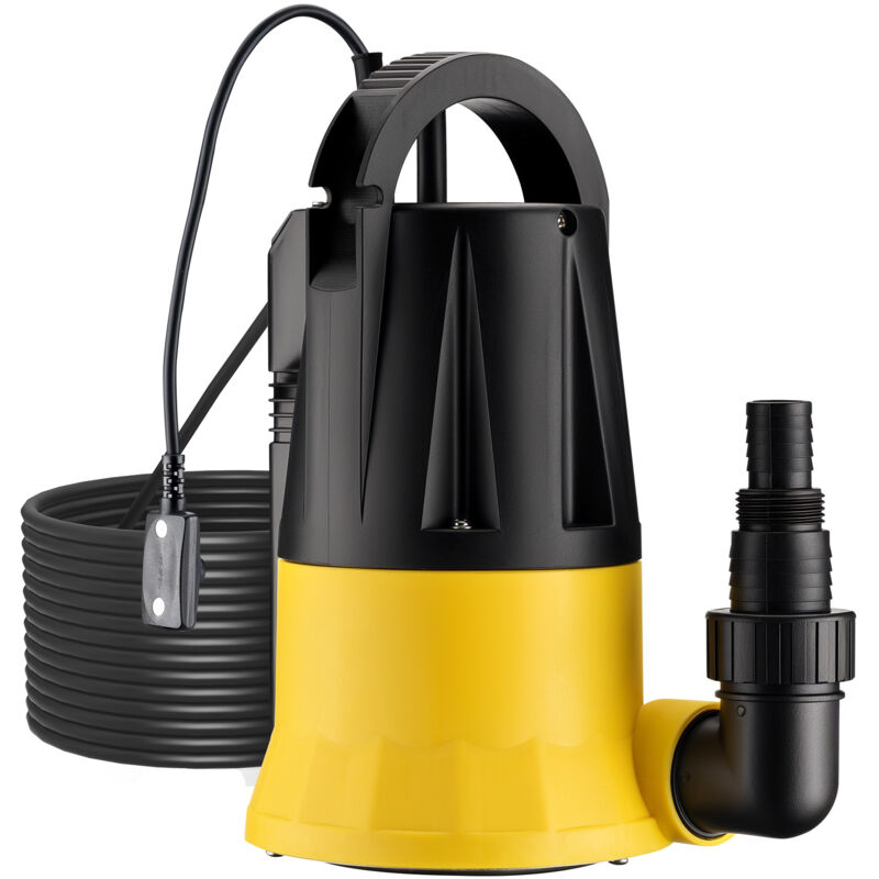 foto del prodotto wiltec pompa sommersa con sensore 400 w, pompa a immersione per acque chiare con 2 modalit di funzionamento, 7300 l h, prevalenza 7,5 m,