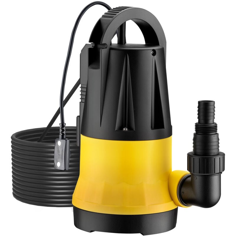foto del prodotto wiltec pompa sommersa con sensore 900w, pompa a immersione per acque chiare con 2 modalit di funzionamento, 15000 l h, prevalenza 10 m, profondit 