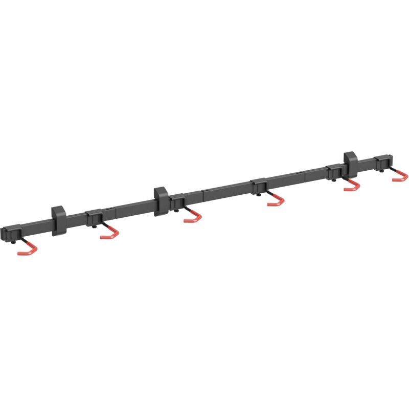 foto del prodotto wiltec portabici da muro per 6 biciclette 160,4 x 18 x 10,5 cm, max 150 kg, portabici da parete universale, facile installazione, supporto con 6