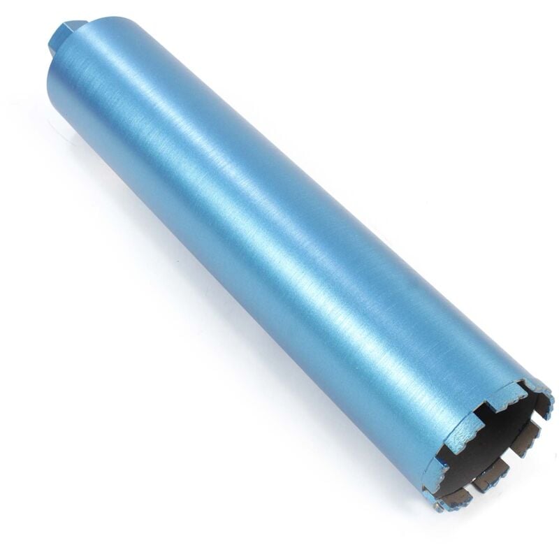foto del prodotto wiltec punta diamantata per carotatrice 102 mm, lunghezza 450 mm, unc 1 , ingranaggio a denti elicoidali, per carotaggio a umido, corona diamantata