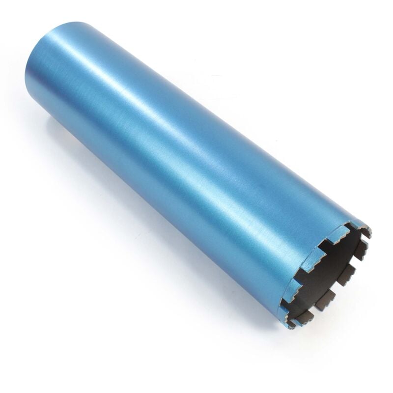 foto del prodotto wiltec punta diamantata per carotatrice 132 mm, lunghezza 450 mm, unc 1 , ingranaggio a denti elicoidali, per carotaggio a umido, corona