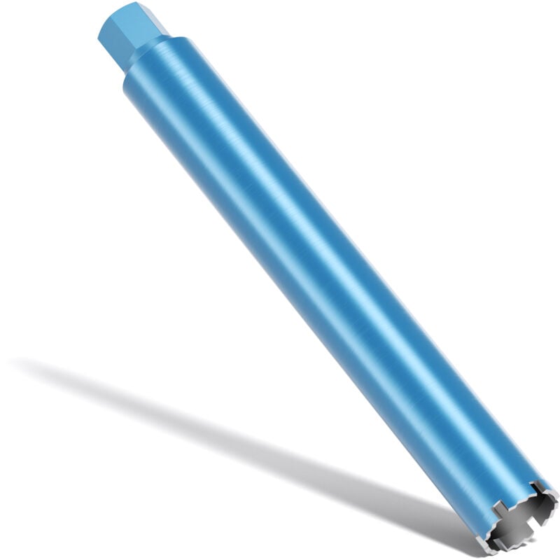 foto del prodotto wiltec punta diamantata per carotatrice 67 mm, lunghezza 450 mm, unc 1 , ingranaggio a denti elicoidali, per carotaggio a umido, corona diamantata