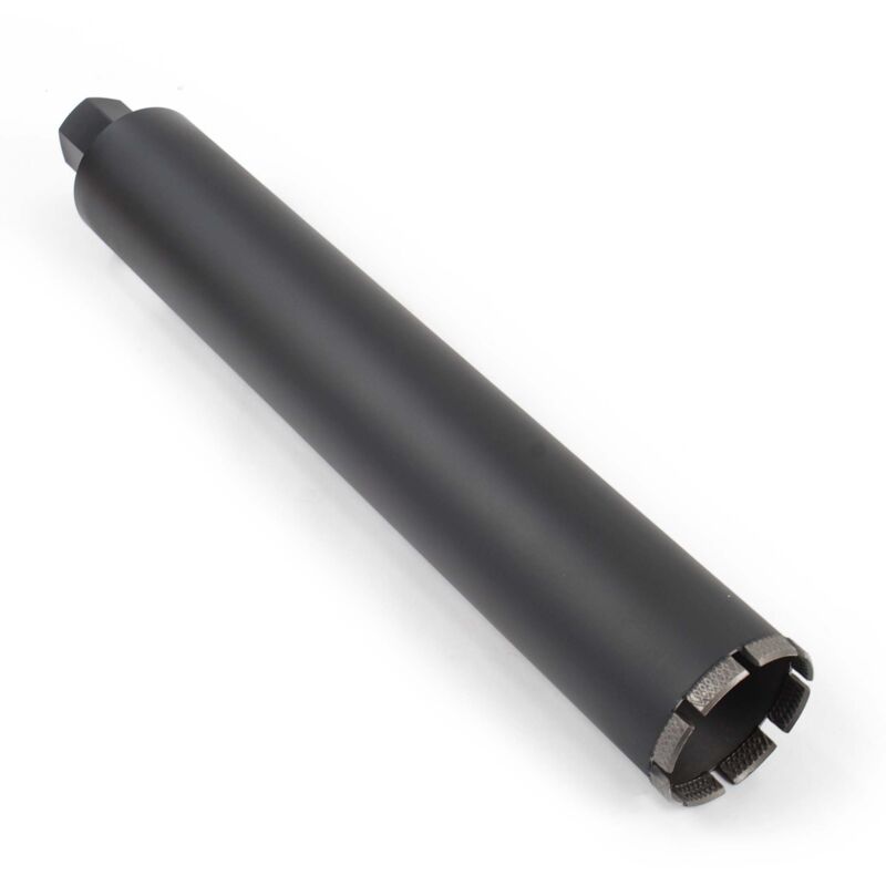 foto del prodotto wiltec punta diamantata per carotatrice 82 mm, lunghezza 450 mm, unc 1 , ingranaggio a denti diritti, rendimento elevato, per carotaggio a umido,