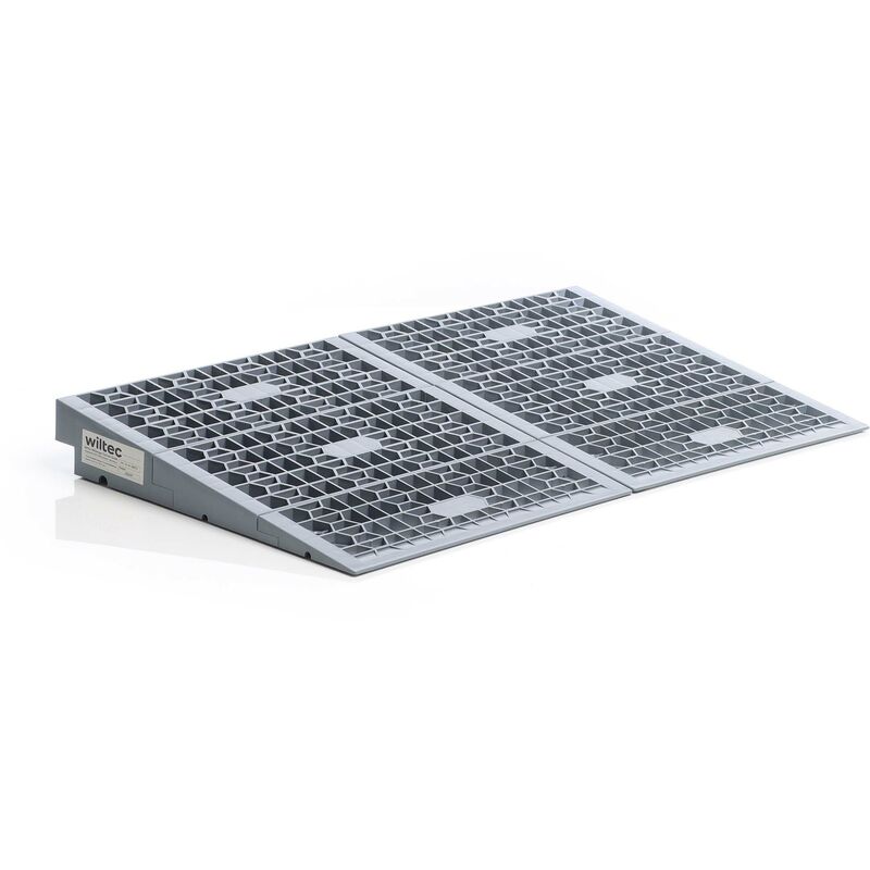 foto del prodotto wiltec rampa per soglie con diverse altezze 0 25 25 50 50 76 mm larga 810 mm pedana per disabili