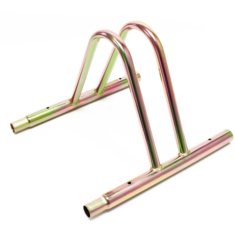 foto del prodotto wiltec rastrelliera bici 1 posto modulare in acciaio anodizzato 39,5x39x26 cm