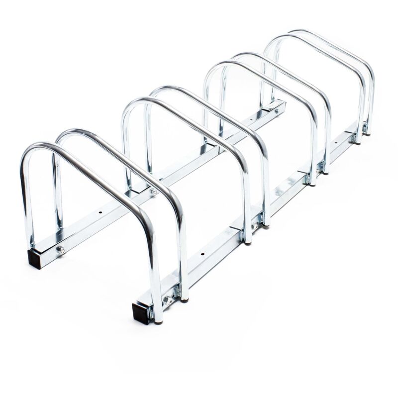 foto del prodotto wiltec rastrelliera per 4 biciclette 95x33x27 cm in acciaio zincato portabici