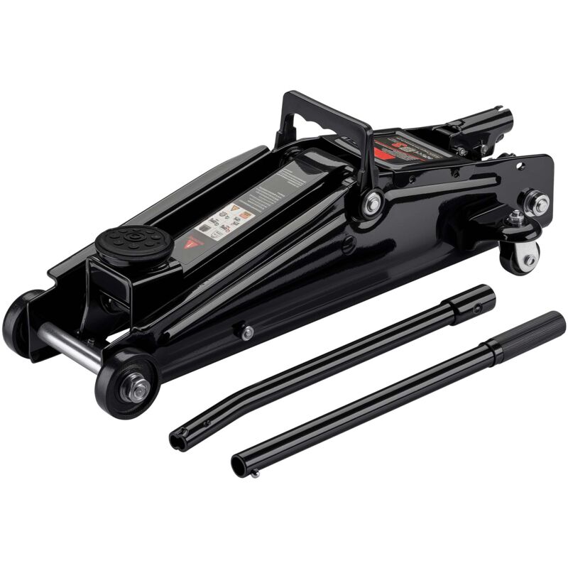 foto del prodotto wiltec sollevatore auto max 3t, cric idraulico con altezza di sollevamento di 13,5 40 cm, carrello sollevatore per auto, suv, roulotte, cric