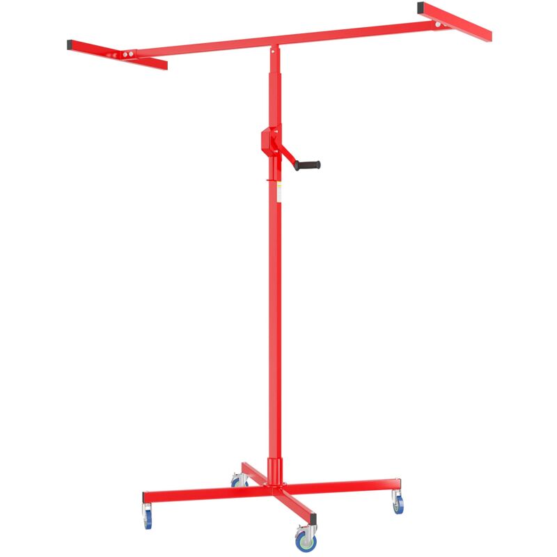 foto del prodotto wiltec sollevatore pannelli cartongesso max 50kg, altezza 190 330cm, carrello alzapannelli alzalastre
