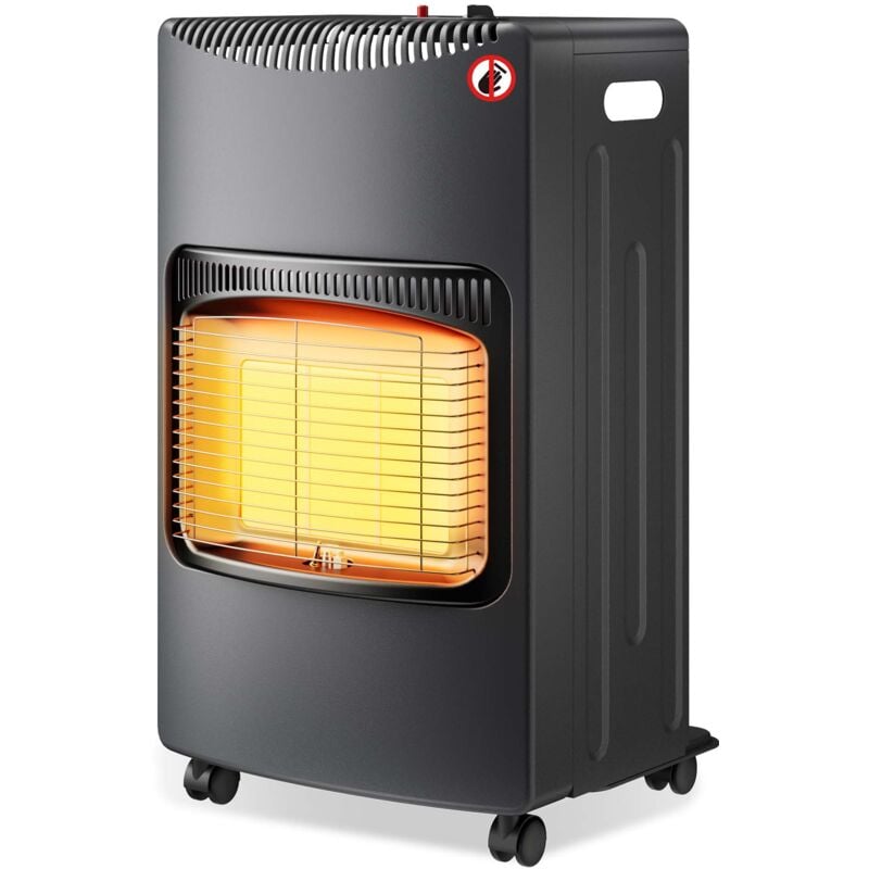 foto del prodotto wiltec stufa a gas infrarossi 4,2k w, pieghevole, con rotelle, 3 livelli di potenza, con ods