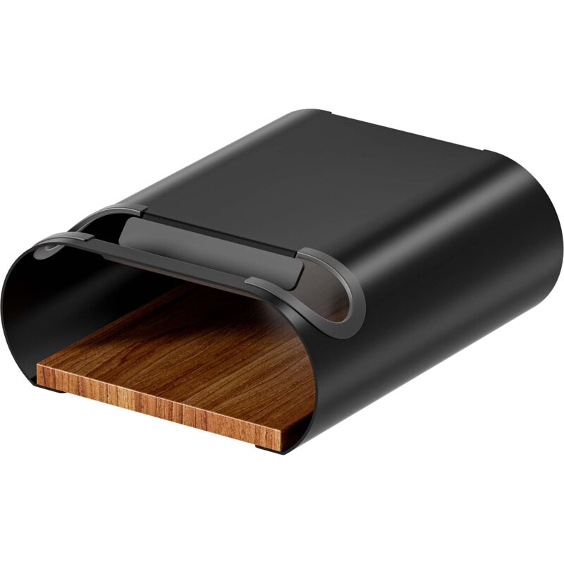 foto del prodotto wiltec supporto a parete per bicicletta nero 25,6 x 30 x 11,4 cm fino a 25 kg, portabici universale, in sospensione, per tubi orizzontali 55 mm e