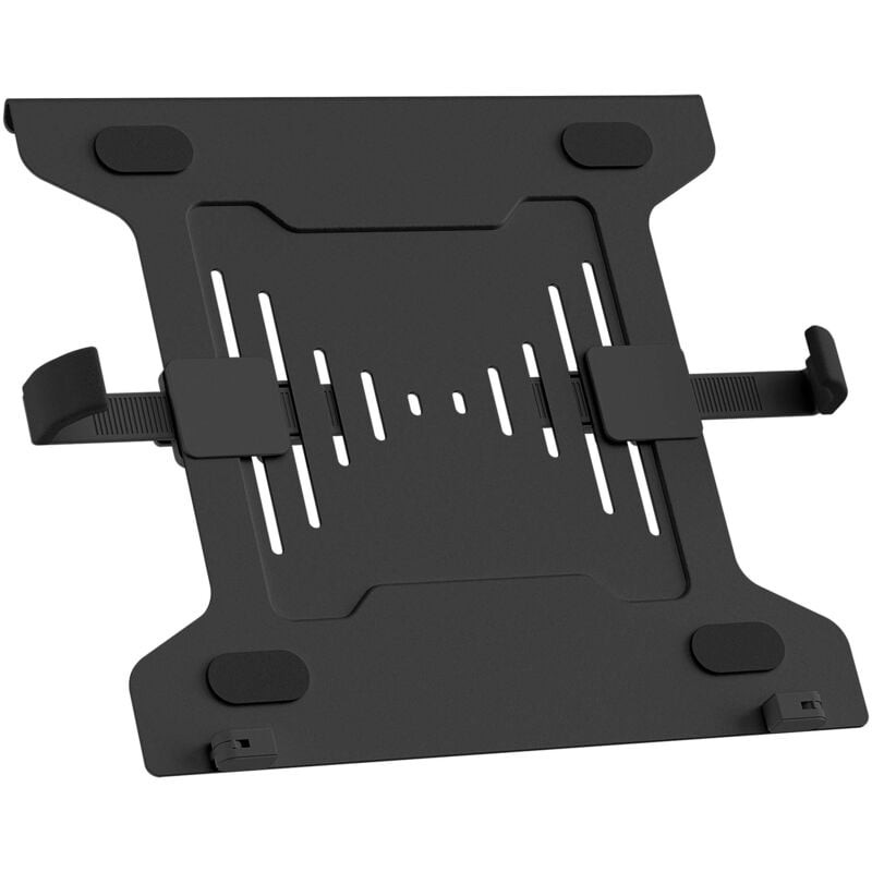 foto del prodotto wiltec supporto laptop per braccio porta monitor, struttura solida in acciaio, ampiezza regolabile, fermi antiscivolo, ventilazione ottimale, porta