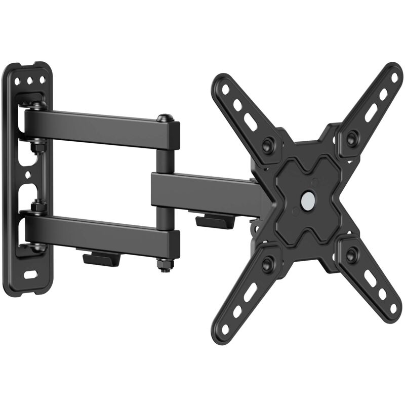 foto del prodotto wiltec supporto tv a parete universale per schermi da 13 43 , conforme a vesa, braccio snodato regolabile