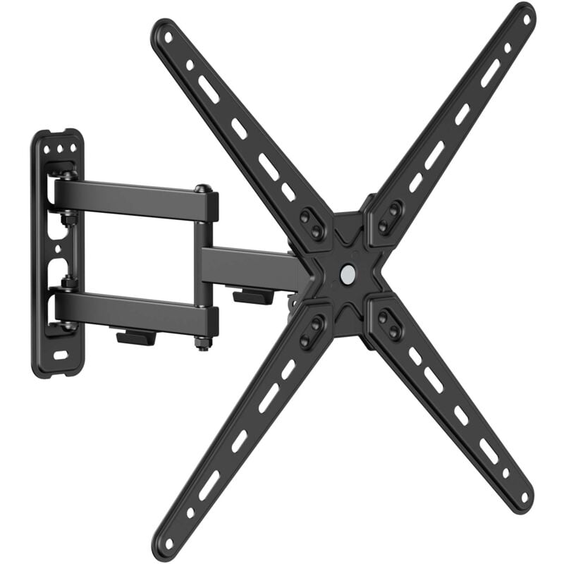 foto del prodotto wiltec supporto tv a parete universale per schermi da 13 55 , conforme a vesa, braccio snodato regolabile