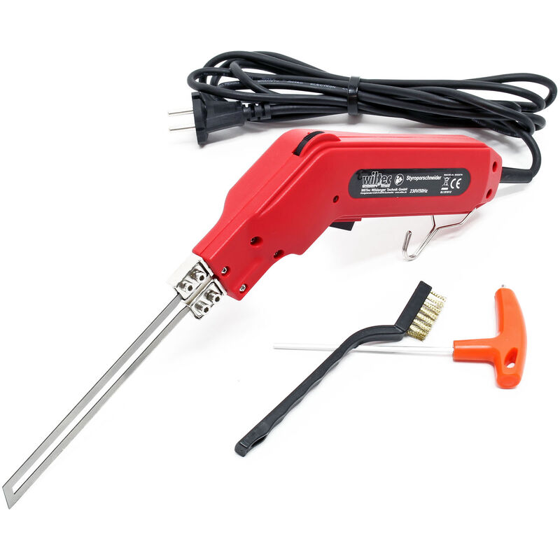 foto del prodotto wiltec taglierina per polistirolo 150w riscaldamento rapido anche per styrodur e polistirene espanso rigido