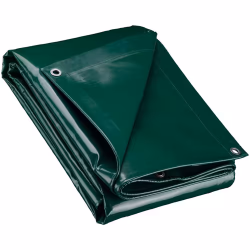 immagine 0 del prodotto wiltec telone occhiellato verde 4 x 8 m resistente alle intemperie e a raggi uv, impermeabile, robusto telo di protezione in poliestere 650 g m con