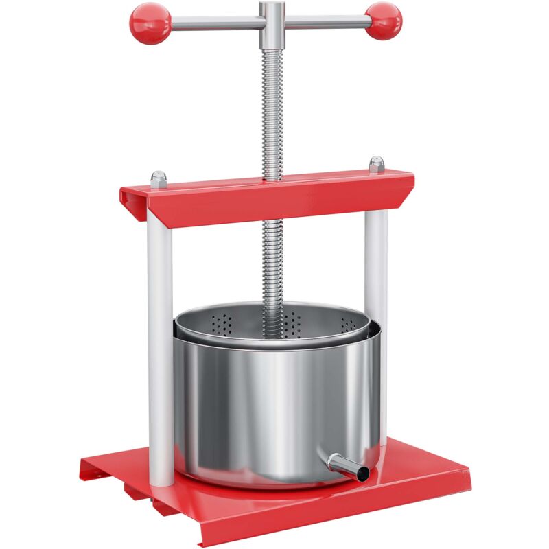 foto del prodotto wiltec torchietto per frutta in acciaio inox 6 litri pressa manuale frutta