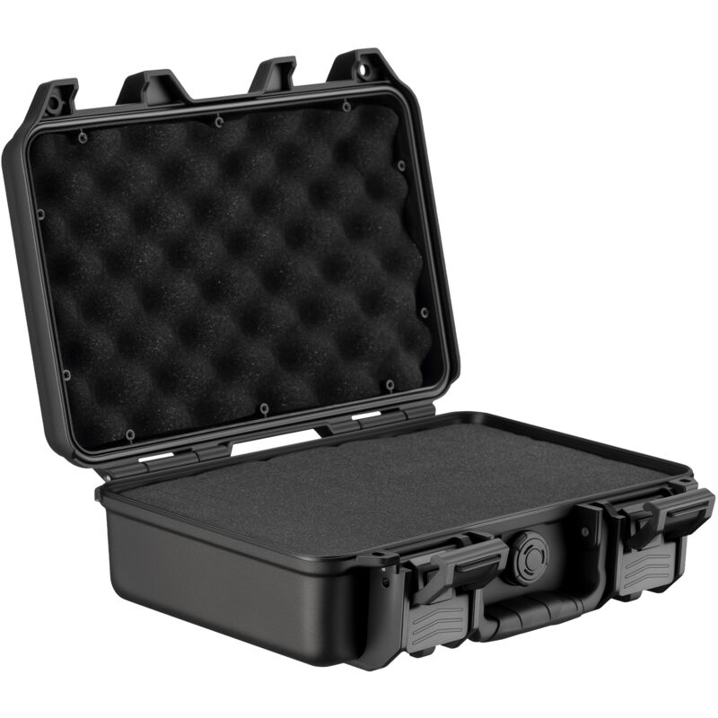 foto del prodotto wiltec valigetta rigida universale impermeabile 32 x 22,9 x 11,2 cm, custodia porta attrezzi in plastica pp antiurto e fibra di vetro