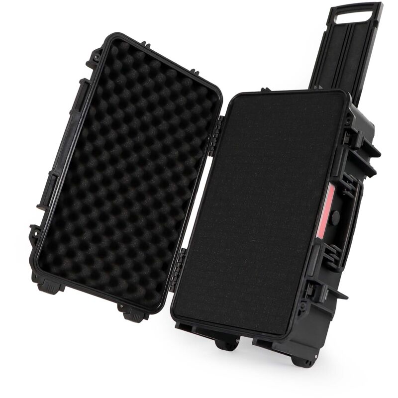 foto del prodotto wiltec valigetta rigida universale impermeabile 54,5 x 32,4 x 21,5 cm, custodia porta attrezzi in plastica pp antiurto e fibra di vetro