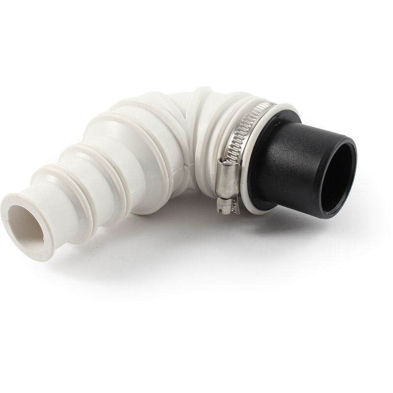 foto del prodotto wiltec valvola di non ritorno dn40 40 mm angolo 90 ugello a gradini fascetta stringitubo raccordo