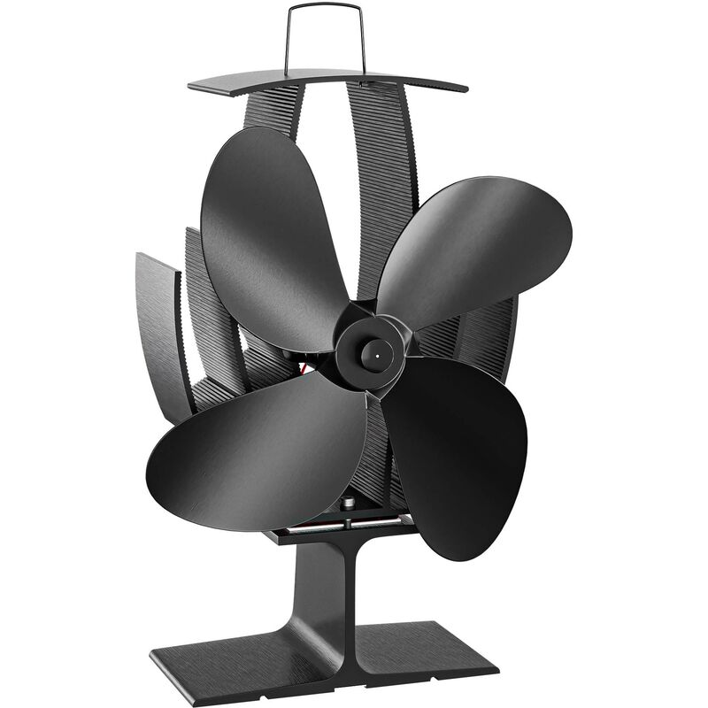 foto del prodotto wiltec ventilatore per stufa a legna camino, ventola con 4 pale, 70 350 c, funzionamento senza elettricit 