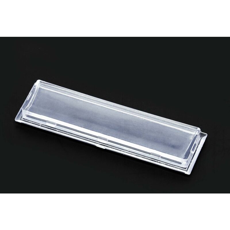 foto del prodotto wiltec vetrino portanome 69,1 x 17,2 mm per cassetta postale, per targhette 73 x 21 mm