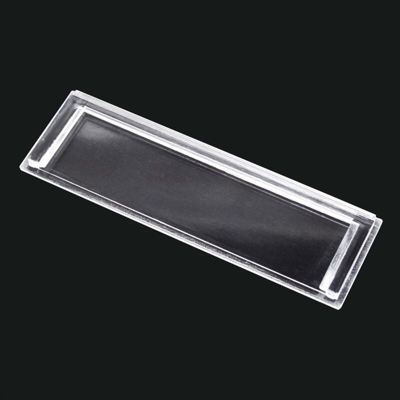 foto del prodotto wiltec vetrino portanome 89,4 x 24,5 mm per cassetta postale, targhette 92,3 x 28,4 mm