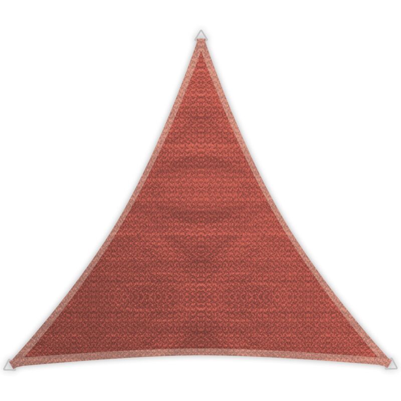 foto del prodotto windhager 10971 tenda a vela patio triangolare da 3,6 m, terracotta