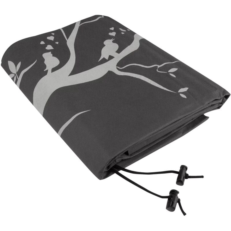foto del prodotto windhager copertura decorativa invernale in vello protect xl, protezione dal gelo, pile da giardino, motivo uccello, 1,4 x 2 m, antracite, 07399
