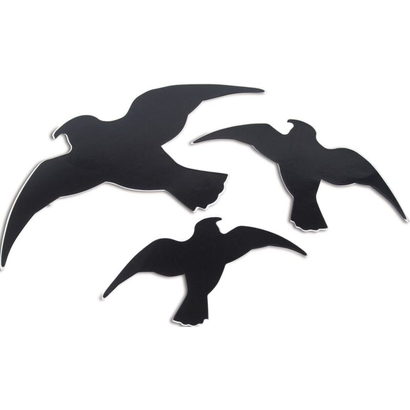 foto del prodotto windhager sagoma di uccello easy sticker 3 pezzi per 20 