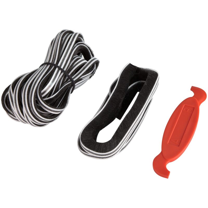 foto del prodotto windhager set di guarnizioni protezione dagli insetti, pavimenti 1, 2m e spazzola di tenuta 7, 2 , nero, 03624