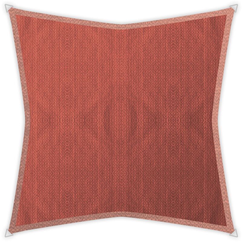 foto del prodotto windhager tenda sunsail adria, quadrato 3,6 x 3,6 m equilatero , protezione uv, resistente alle intemperie e traspirante, terracotta, 10972