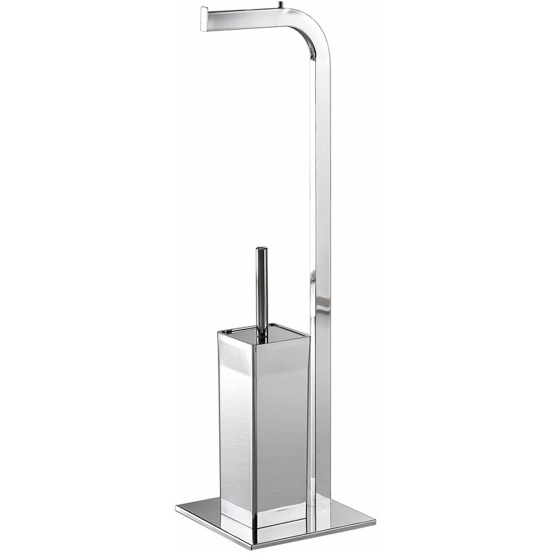 foto del prodotto wink design, hayward, colonna bagno porta carta igienica, metallo, argento