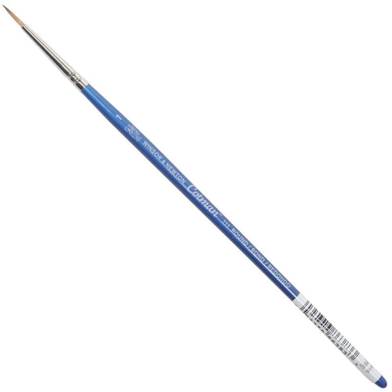 foto del prodotto winsor newton cotman 5301001, pennello, legno, nr. 1 1,5 mm, rund pinsel, kurzer stiel, blu