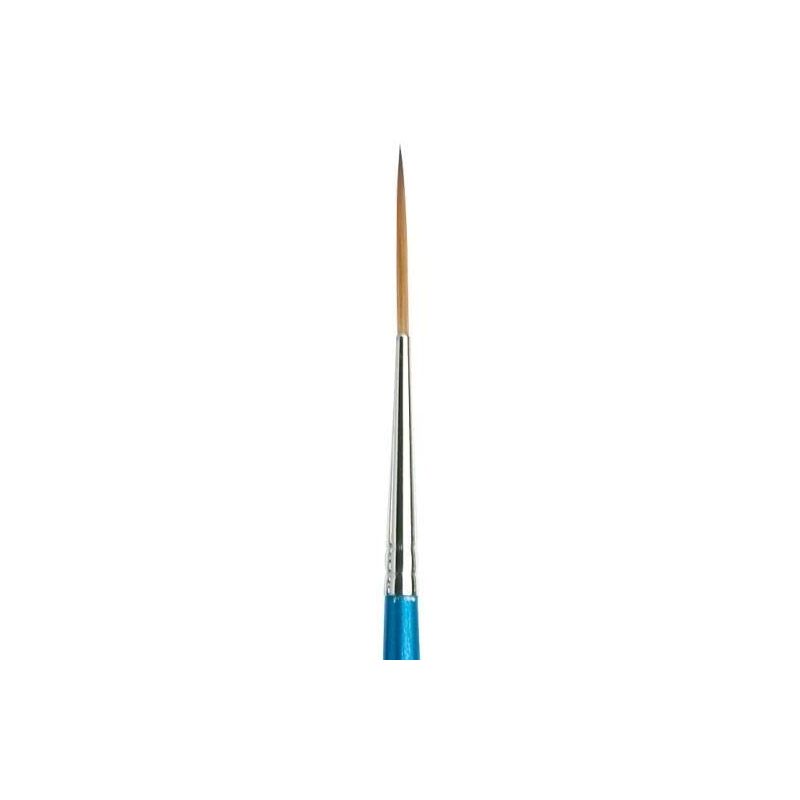foto del prodotto winsor newton cotman 5303000, pennello, legno, nr. 0 1,2 mm, rund takelage pinsel, kurzer stiel, blu