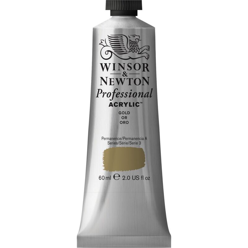 foto del prodotto winsor newton professional acrylic color fine 60 ml oro