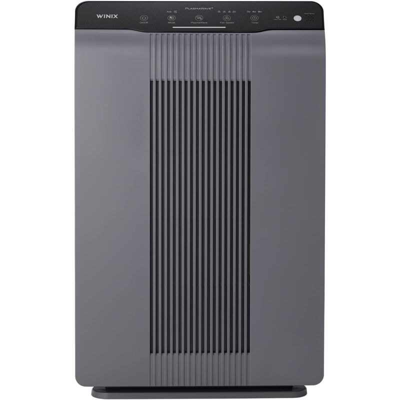 foto del prodotto winx 5300-2 purificatore d'aria per allergie e pm2.5, cadr 390m h, 99m , filtra il 99,999 di polline, allergie, polvere e fumo, monitor della