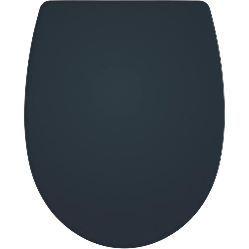 foto del prodotto wirquin 20724245 sedile wc in termoplastica a forma di u, colore grigio antracite