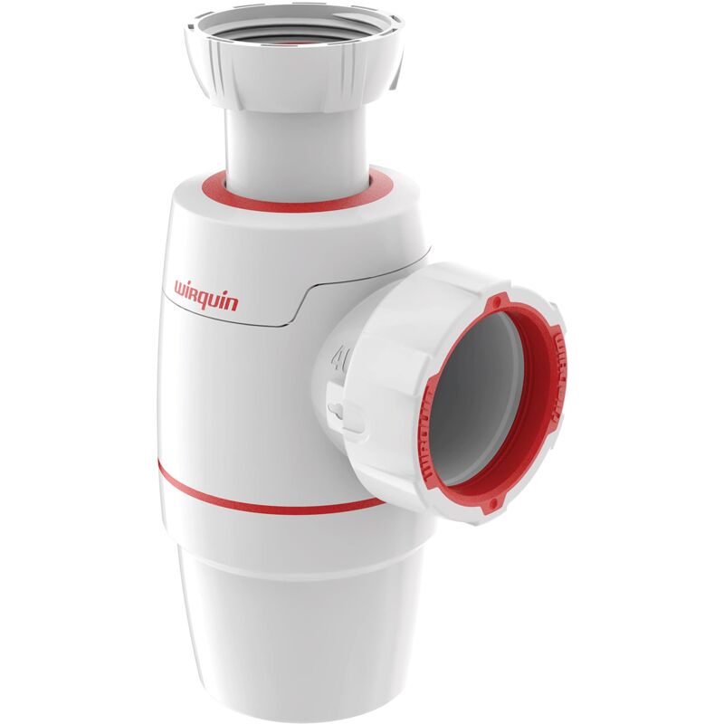 foto del prodotto wirquin 30722140 sifone per lavello neo, bianco