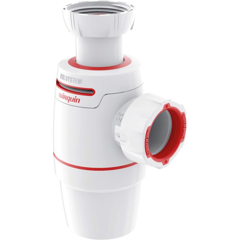 foto del prodotto wirquin 30722158 30722158 sifone per lavabo neo air d32, colore bianco, 32 cm