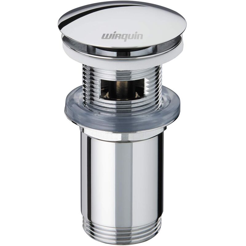 foto del prodotto wirquin 3072339 scarico per lavabo con troppopieno, cromato