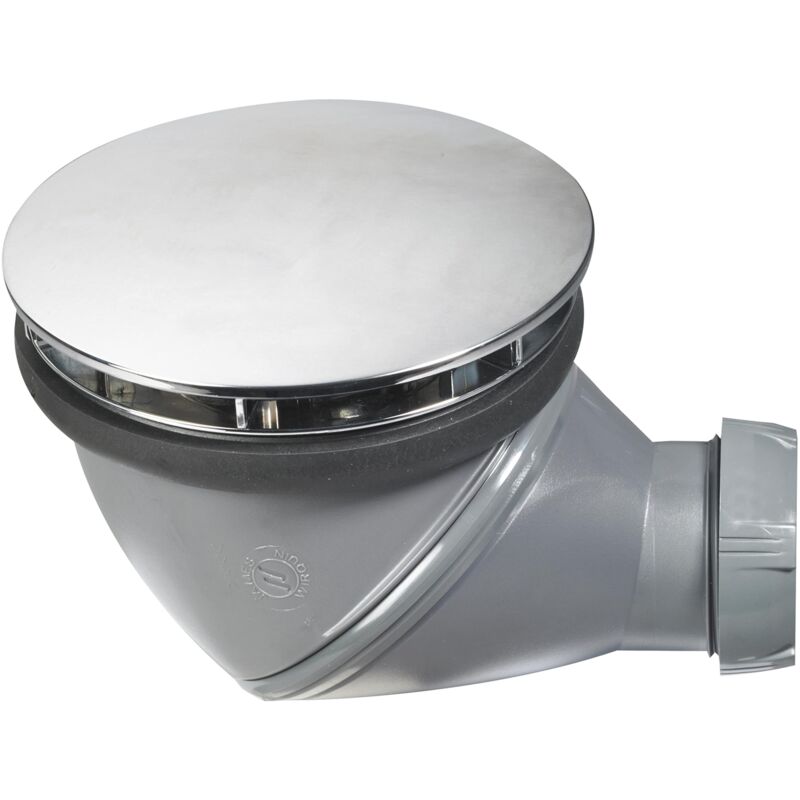foto del prodotto wirquin pro wirquin 30723674 james d90 piletta per doccia con uscita orientabile a 360 e cupola cromata, cromata