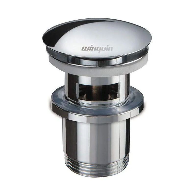 foto del prodotto wirquin scarico per lavabo quick clac, 75 mm, con troppopieno