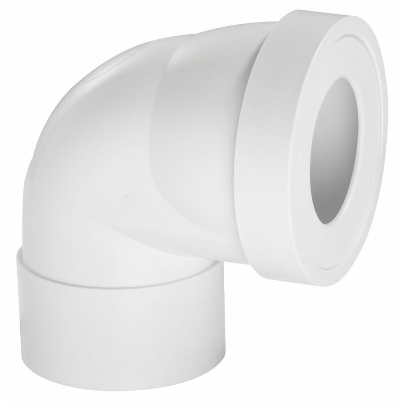 foto del prodotto wirquin tubo wc corto con angolo di 90 c diam.10 cm