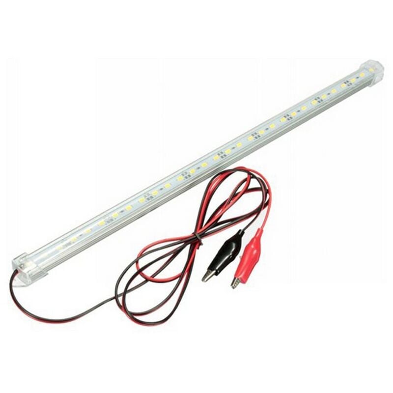 foto del prodotto wisdom barra led per auto e camper 12v 9w 30cm con morsetti ip20 bianco freddo 6500k