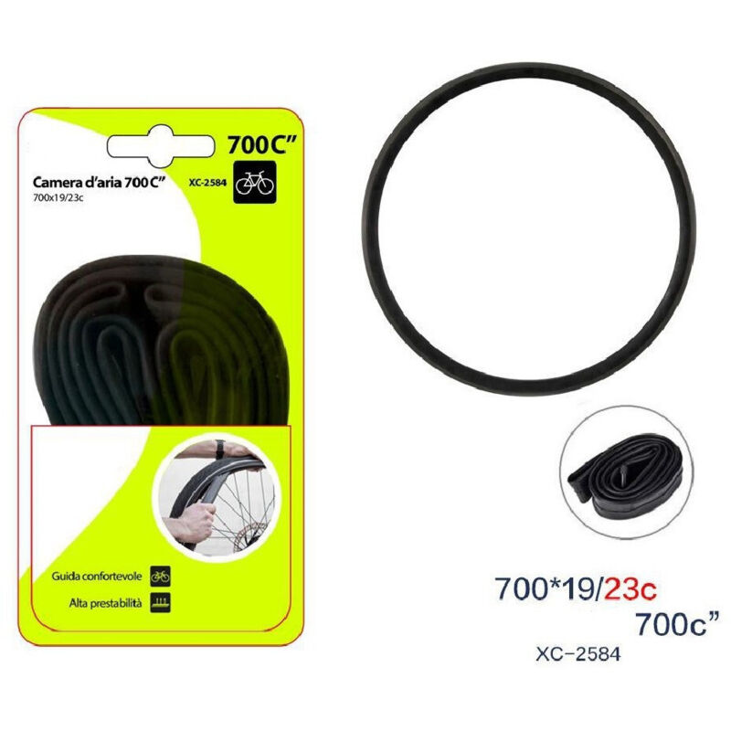 foto del prodotto wisdom - camera d'aria 700c' per pneumatici ruote bici bicicletta bike 700x19/23c xc-2584 -