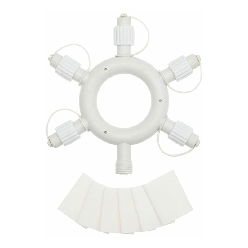 foto del prodotto wisdom cielo stellato catena a tenda luminosa professionale con prolunghe e accessori per ristoranti e attivit da esterno connettore a cerchio