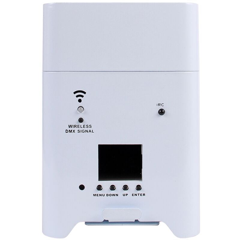 foto del prodotto wisdom faro led a batteria 6x18w rgbwauv 6 in 1 wifi bianco